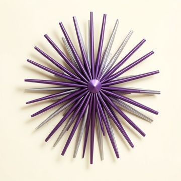 Abstract Starburst Wall Décor (synthetic illustration; no displayed measurements)