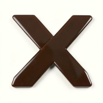 Linear Foil 2 '' X 4 '' Glass Mosaic Tile In Glossy Brown (synthetic illustration; no displayed measurements)