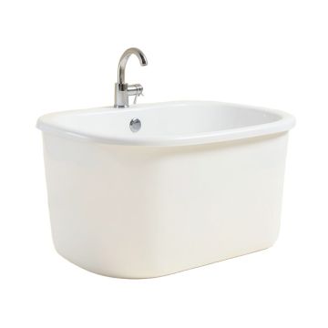 59 '' X 28 '' Freestanding Soaking Bathtub With Faucet