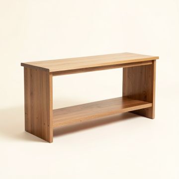 Corbin 35.2 '' Solid Wood Console Table (synthetic illustration; no displayed measurements)