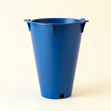 Hill Canyon Empty Railing Planter With Integral Brackets - Blue (synthetic illustration; no displayed measurements)