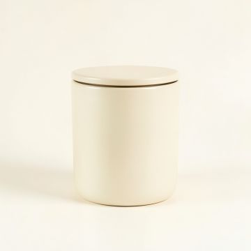 Rowan Arc Storage Canister With Lid - Cream (synthetic illustration; no displayed measurements)
