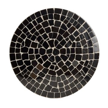 Penny Round Mosaic .75 '' X .75 '' Porcelain Tile In Black
