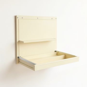 Hazel Crossing Empty Wall-Mounted Tool Organizer Panel - Ivory (synthetic illustration; no displayed measurements)