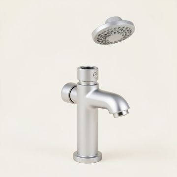 Shower Faucet With Rough-In Valve (synthetic illustration; no displayed measurements)