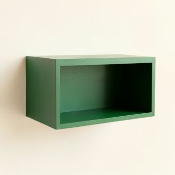 Fern Crossing Wall-Mounted Shelf - Green (synthetic illustration; no displayed measurements)