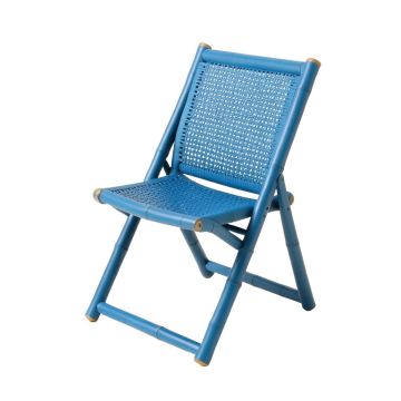 Reed Bluff Folding Outdoor Chair - Blue