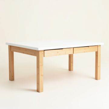 Slate Brook Empty Workshop Workbench - White (synthetic illustration; no displayed measurements)