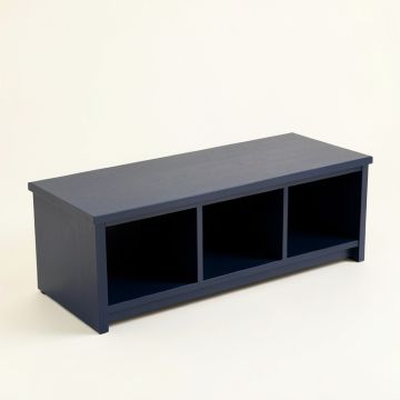 Cliff Bridge Shoe Storage Bench - Navy (synthetic illustration; no displayed measurements)