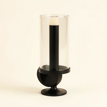23.6 '' Tall Glass And Metal Wall Sconce Votive Holder (synthetic illustration; no displayed measurements)