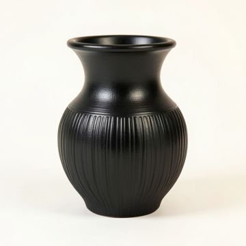 Clay Bend Empty Decorative Vase - Black (synthetic illustration; no displayed measurements)
