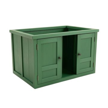 River Edge Empty Furniture-Style Litter Enclosure - Green