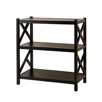 Rowan Crest Empty Seed-Starting Shelving Unit Without Lights - Black
