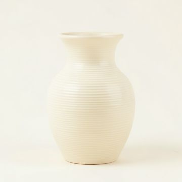 Flint Brook Empty Decorative Vase - Cream (synthetic illustration; no displayed measurements)