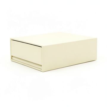 Laurel Brook Desktop Monitor Riser - Ivory (synthetic illustration; no displayed measurements)