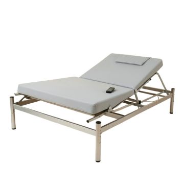 Ergo 8 '' Massaging Zero Gravity Adjustable Bed With Wireless Remote