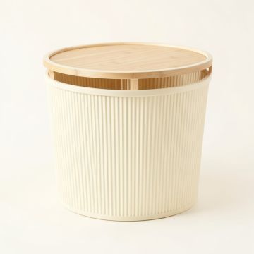 Willow Bend Laundry Hamper - Cream (synthetic illustration; no displayed measurements)