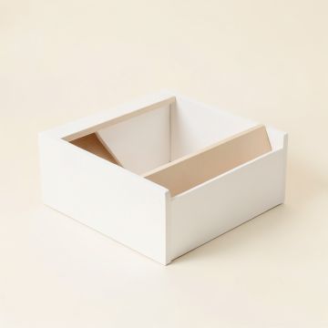 Olive Bluff Low Toy Storage Unit - White (synthetic illustration; no displayed measurements)