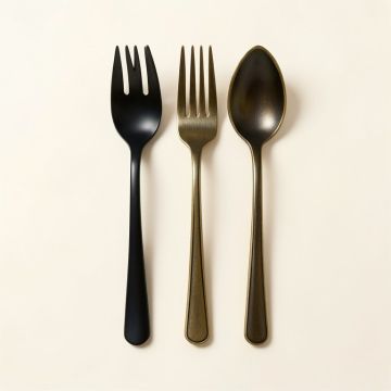 2 Piece Spoon And Fork Metal Wall Décor Set (synthetic illustration; no displayed measurements)