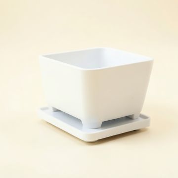 Cliff Bluff Empty Raised Planter - White (synthetic illustration; no displayed measurements)