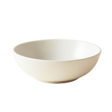 Glen Bend Dining Bowl - White