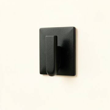 Hazel Bluff Wall-Mounted Robe Hook - Black (synthetic illustration; no displayed measurements)
