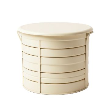 Field Crest Closed Garden Compost Bin - Cream
