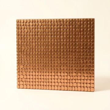 12 '' X 12 '' Pvc Peel & Stick Mosaic Tile In Copper Gold (synthetic illustration; no displayed measurements)