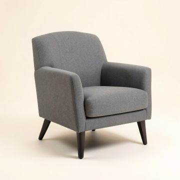 Iolanta Upholstered Parsons Chair In Gray (synthetic illustration; no displayed measurements)