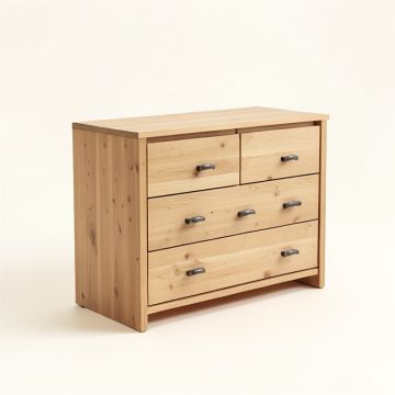 Westhoff 70 '' Wide 6 Drawer Pine Wood Sideboard (synthetic illustration; no displayed measurements)