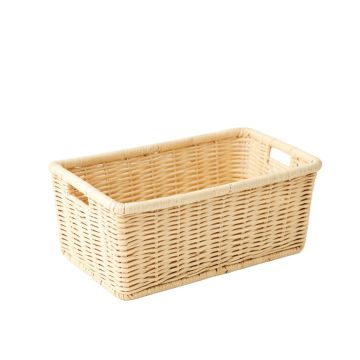 Summit Bridge Empty Storage Basket - Cream
