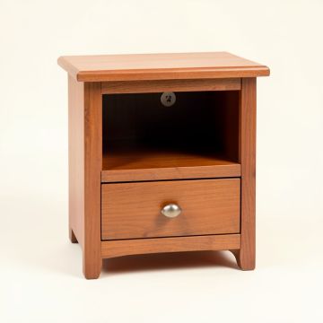 Pine Field Nightstand - Terracotta (synthetic illustration; no displayed measurements)
