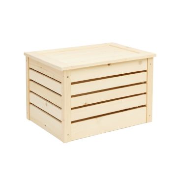 Reed Bridge Closed Outdoor Storage Box - Ivory
