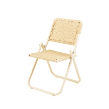 Sage Brook Folding Outdoor Chair - Ivory (synthetic illustration; no displayed measurements)