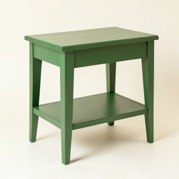 Slate Crest Side Table - Green (synthetic illustration; no displayed measurements)