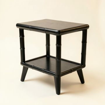 Lake Edge Side Table - Black (synthetic illustration; no displayed measurements)