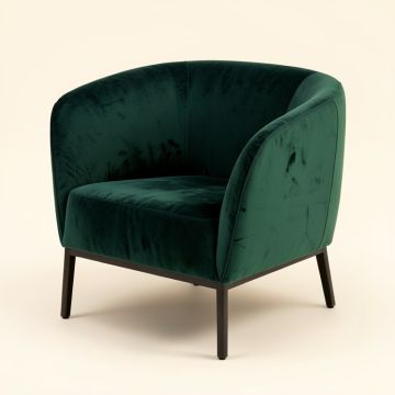 Eileen 28.35 '' Wide Velvet Papasan Chair (synthetic illustration; no displayed measurements)