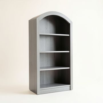 Linden Bluff Freestanding Bookcase - Gray (synthetic illustration; no displayed measurements)