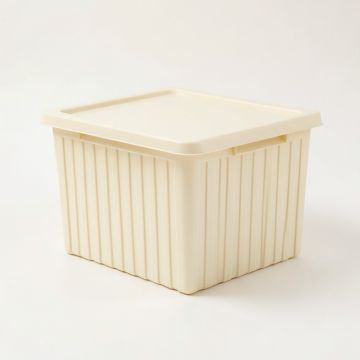 Maple Branch Closed Outdoor Storage Box - Cream (synthetic illustration; no displayed measurements)