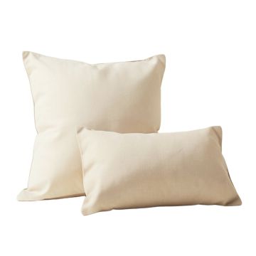 Beachy Foliage Indoor/Outdoor , Removable Cover Pillow , Large & 1 Lumbar Pillow