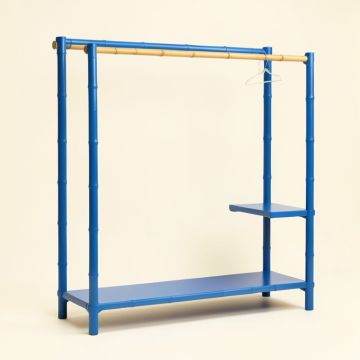 Brook Bend Empty Garment Rack - Blue (synthetic illustration; no displayed measurements)