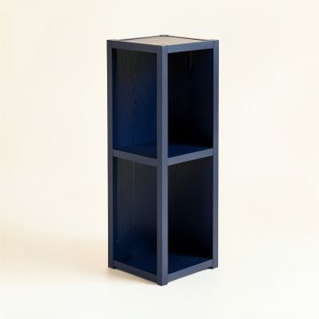 Stone Bridge Narrow Cubby Tower - Navy (synthetic illustration; no displayed measurements)