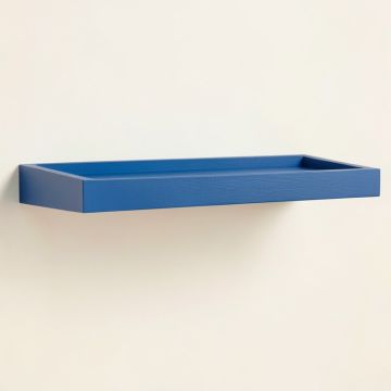 Heath Bend Wall-Mounted Shelf - Blue (synthetic illustration; no displayed measurements)