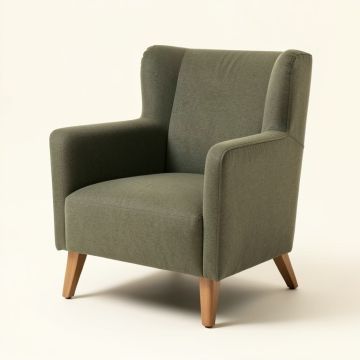 Ilminster 27 '' Wide Polyester Wingback Chair (synthetic illustration; no displayed measurements)