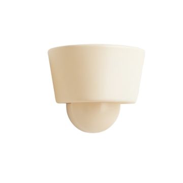 Shore Crossing Wall Sconce Mounted On A Plain Wall - Cream
