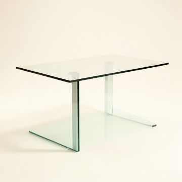 Goheen Glass Dining Table (synthetic illustration; no displayed measurements)