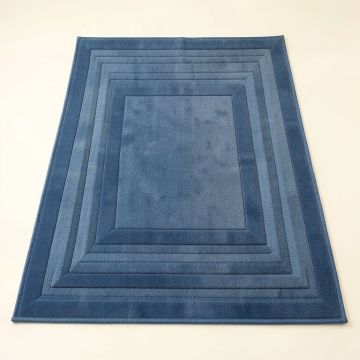 Birch Crest Rectangular Outdoor Rug - Blue (synthetic illustration; no displayed measurements)