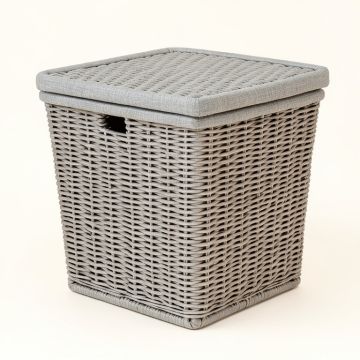 Maple Bend Laundry Hamper - Gray (synthetic illustration; no displayed measurements)