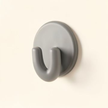 Hill Brook Wall-Mounted Robe Hook - Gray (synthetic illustration; no displayed measurements)