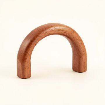 Linden Brook Cabinet Handle Without Packaging - Terracotta (synthetic illustration; no displayed measurements)